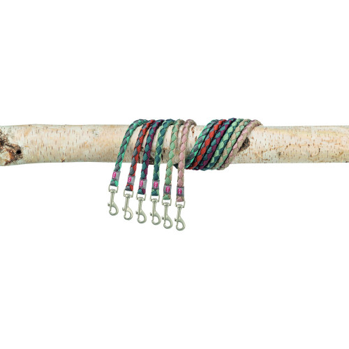 Поводок для собак Trixie Cavo плетеный аква-графит