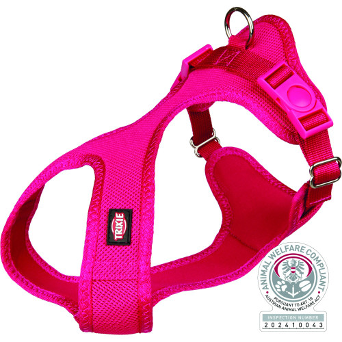Шлея для собак Trixie Soft м'яка нейлонова фуксія