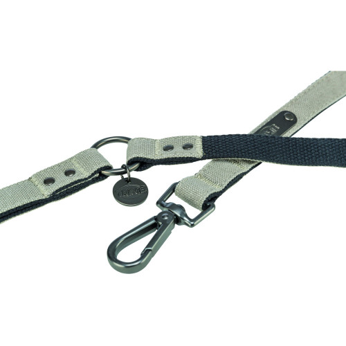 Поводок для собак Trixie CityStyle хлопковый светло-серый