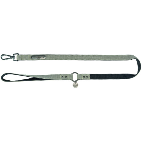 Поводок для собак Trixie CityStyle хлопковый светло-серый