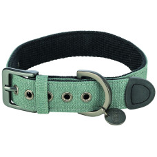 Ошейник для собак Trixie CityStyle экстраширокий хлопковый светло-зеленый
