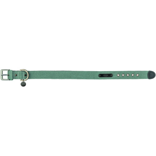 Ошейник для собак Trixie CityStyle экстраширокий хлопковый светло-зеленый