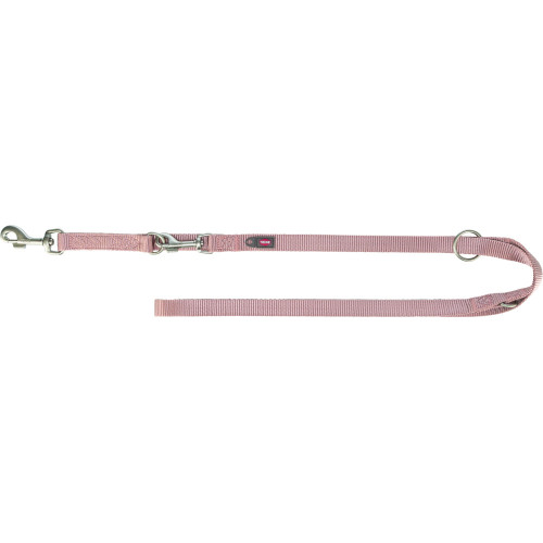 Поводок для собак Trixie Premium регулируемый светло-розовый