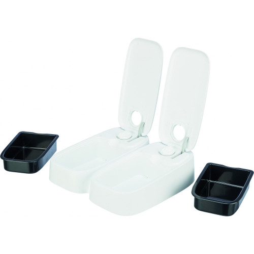 Автоматическая кормушка Trixie TX2 пластик 27×7×24 см (2 по 300 мл)