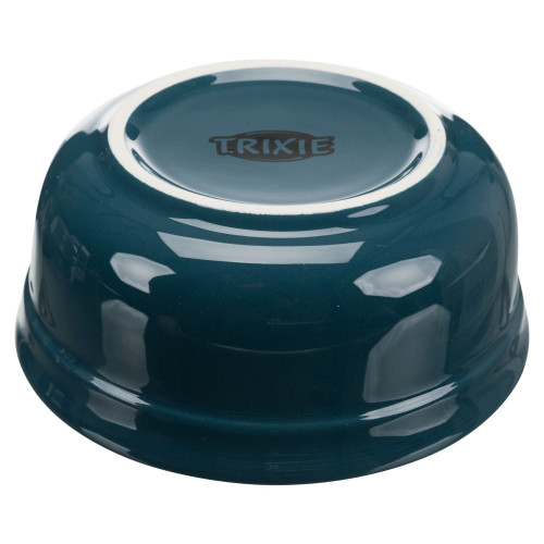 Керамическая двойная миска Trixie Eat on Feet на подставке (морская волна)