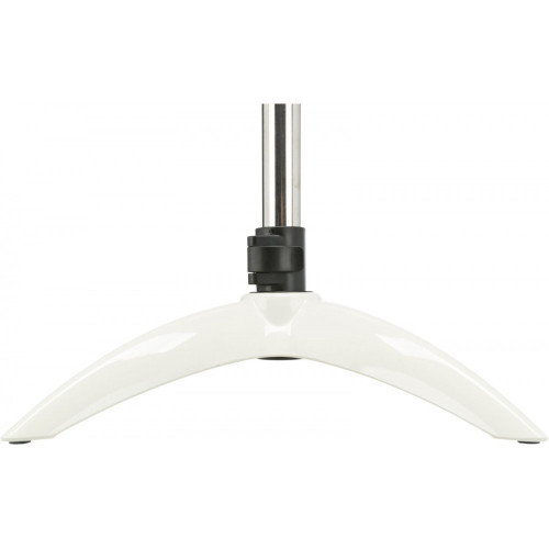 Двойная миска Trixie для собак на регулируемой подставке белая меламин/металл