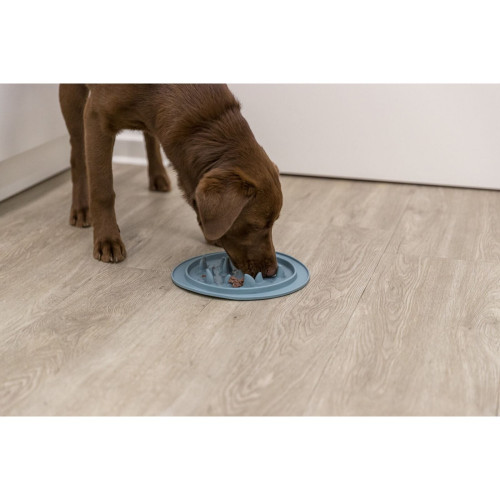 Коврик Trixie для медленного кормления собак серый Ø 24 см