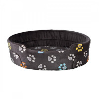 Лежак Trixie Jimmy для собак, плюшевый, серо-коричневый