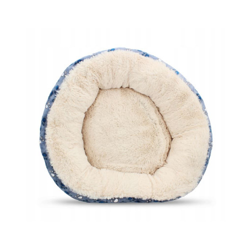 Лежак для собаки Trixie Tammy плюшевый тёмно-синий 70 см