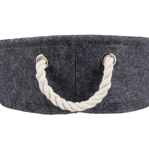 Лежак Trixie Lian для собаки серый фетр/плюш 37 см