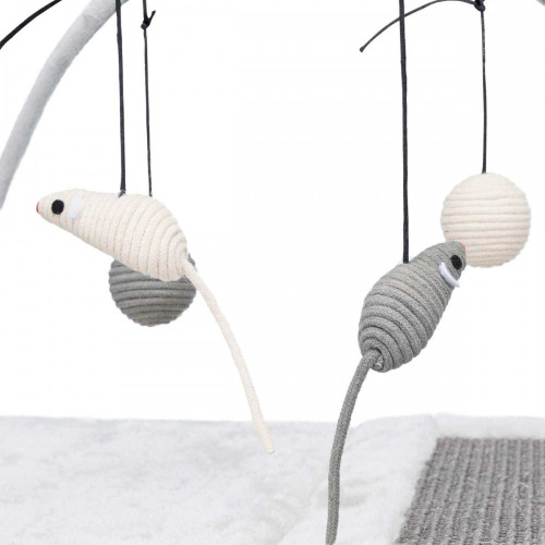 Игровой комплекс Trixie для кошек с когтеточкой сизаль/плюш 60×33×42 см