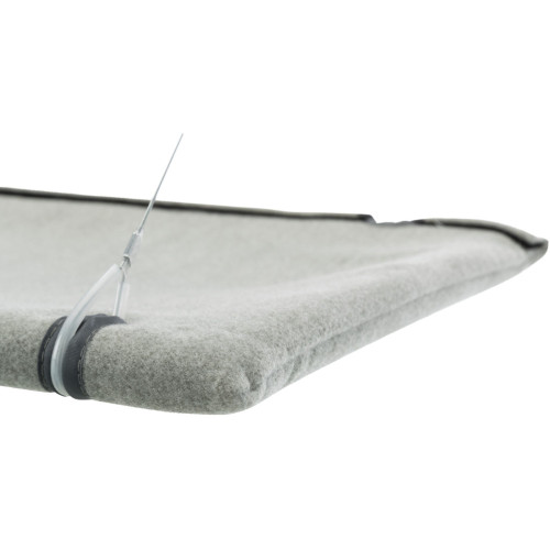 Лежак Trixie для окна велюровый серый 50×30 см