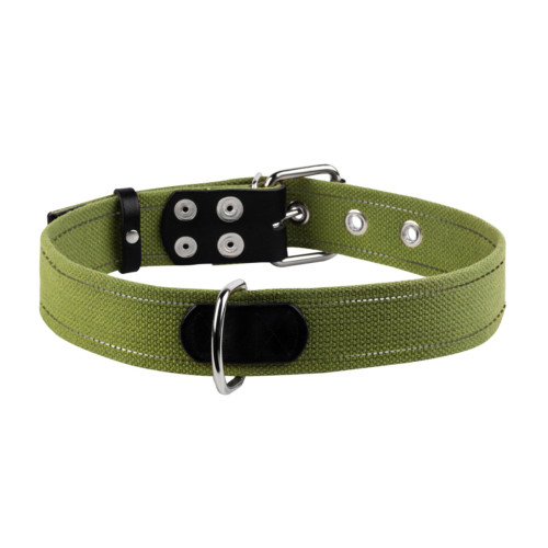 Брезентовый ошейник для собак х/б тесьма "CoLLaR"