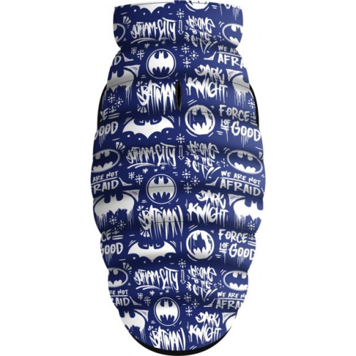 Куртка для собак Collar WAUDOG Clothes DC Comics "Бэтмен" бело-голубая
