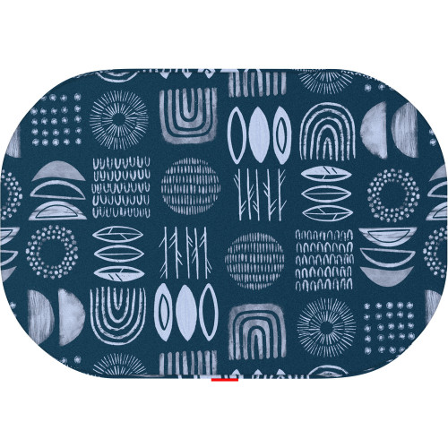 Лежанка для собак со сменным чехлом WAUDOG Relax с рисунком "Абстракция"