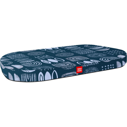 Лежанка для собак со сменным чехлом WAUDOG Relax с рисунком "Абстракция"