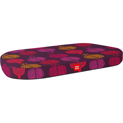 Лежанка для собак со сменным чехлом WAUDOG Relax с рисунком "Гранат"