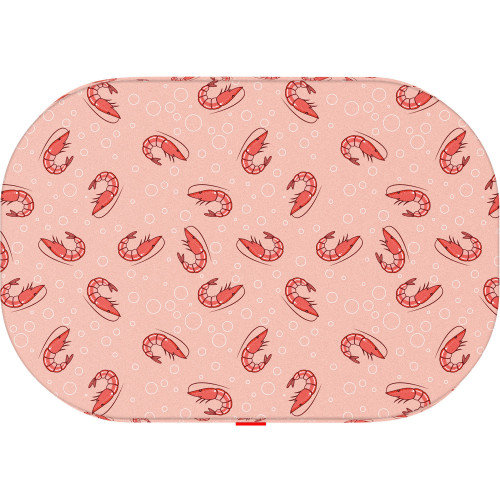 Лежанка для собак со сменным чехлом WAUDOG Relax с рисунком "Креветка"