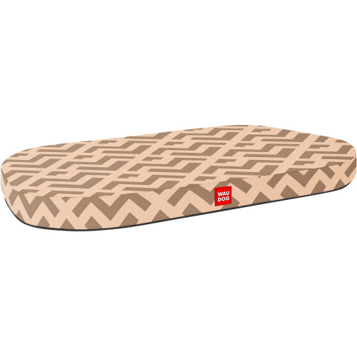 Лежанка для собак со сменным чехлом WAUDOG Relax с рисунком "Треугольники"