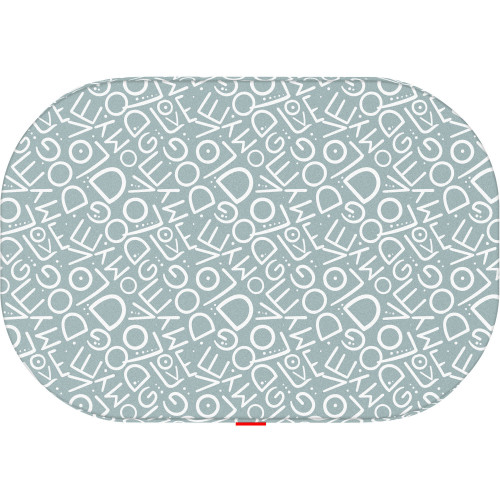 Лежанка для собак со сменным чехлом WAUDOG Relax с рисунком "Я люблю свою собаку"