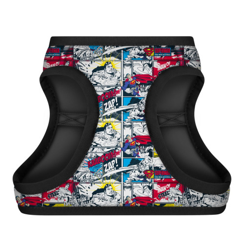 М'яка шлея для собак WAUDOG Clothes малюнок "Супермен комікс" з QR паспортом