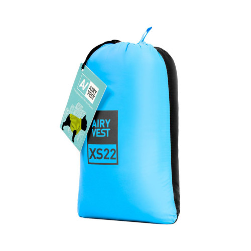 Жилетка для собак AiryVest двухсторонняя Черно-голубая