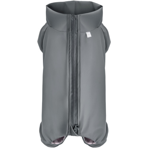 Дождевик для собак WAUDOG Clothes водонепроницаемый серый