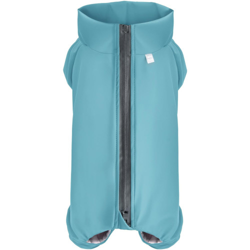 Дождевик для собак WAUDOG Clothes водонепроницаемый голубой