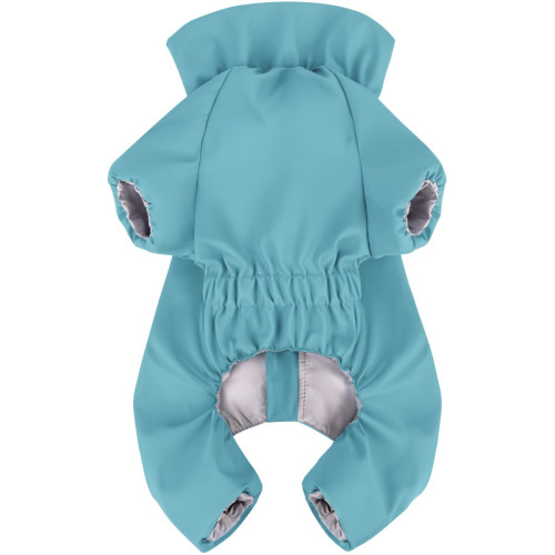 Дождевик для собак WAUDOG Clothes водонепроницаемый голубой