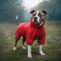 Дождевик для собак WAUDOG Clothes водонепроницаемый красный