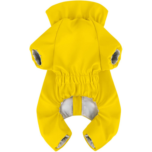 Дождевик для собак WAUDOG Clothes водонепроницаемый жёлтый