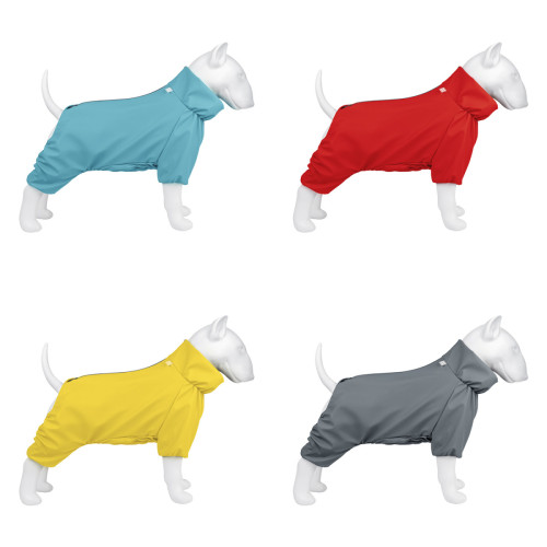 Дождевик для собак WAUDOG Clothes водонепроницаемый жёлтый