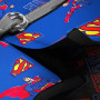 Мягкая шлея для собак WAUDOG Clothes рисунок "Сила Супермена" с QR паспортом