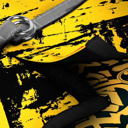 Мягкая шлея для собак WAUDOG Clothes рисунок "Бэтмен эскиз" с QR паспортом