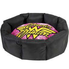 Лежанка для собак WAUDOG Relax со сменной подушкой, рисунок "Чудо-женщина"