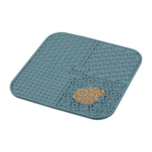 Коврик для вылизывания для собак WAUDOG Silicone, серый