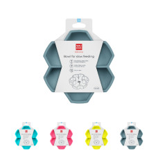 Миска для повільного харчування собак WAUDOG Silicone, сірий