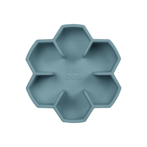 Миска для медленного кормления собак WAUDOG Silicone, серая