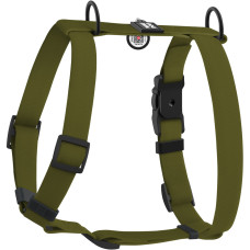 Шлея для собак водостійка WAUDOG Magnet колір "Хакі"