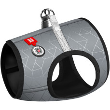 М'яка шлея для собак WAUDOG Clothes Світловідбивна з QR паспортом