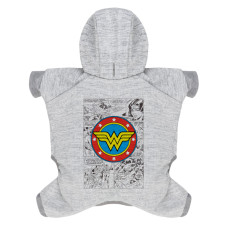 Комбинезон для собак WAUDOG Clothes с принтом "Чудо-женщина комикс"