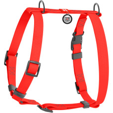 Шлея для собак Н-образная водостойкая WAUDOG Waterproof цвет "Красный"
