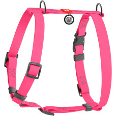 Шлея для собак Н-образная водостойкая WAUDOG Waterproof цвет "Розовый"