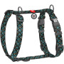 Шлея анатомическая WAUDOG Nylon с рисунком Чешуя (с двумя фастексами и QR паспортом)
