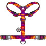 Шлея для собак анатомическая WAUDOG Nylon "Кубы 3Д" с QR-паспортом