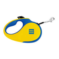 Поводок-рулетка для собак WAUDOG R-leash «Colors of freedom», светоотражающая лента