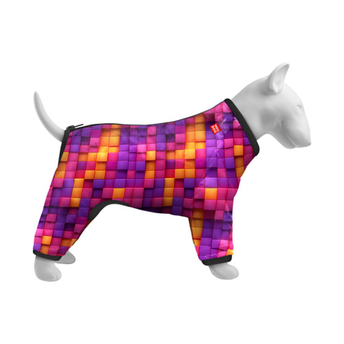 Вітровка для собак WAUDOG Clothes, малюнок "Куби 3Д"