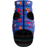 Курточка для собак WAUDOG Clothes двусторонняя, рисунок "Сила Супермена"