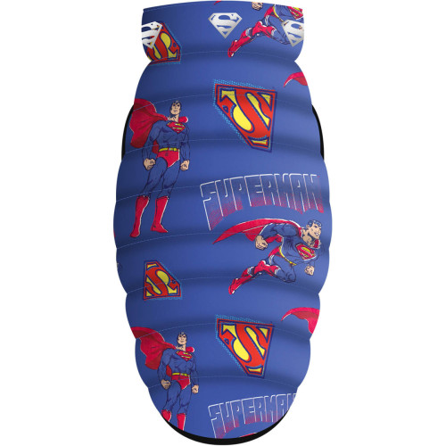 Курточка для собак WAUDOG Clothes двусторонняя, рисунок "Сила Супермена"