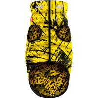 Курточка для собак WAUDOG Clothes двусторонняя рисунок "Бэтмен эскиз"